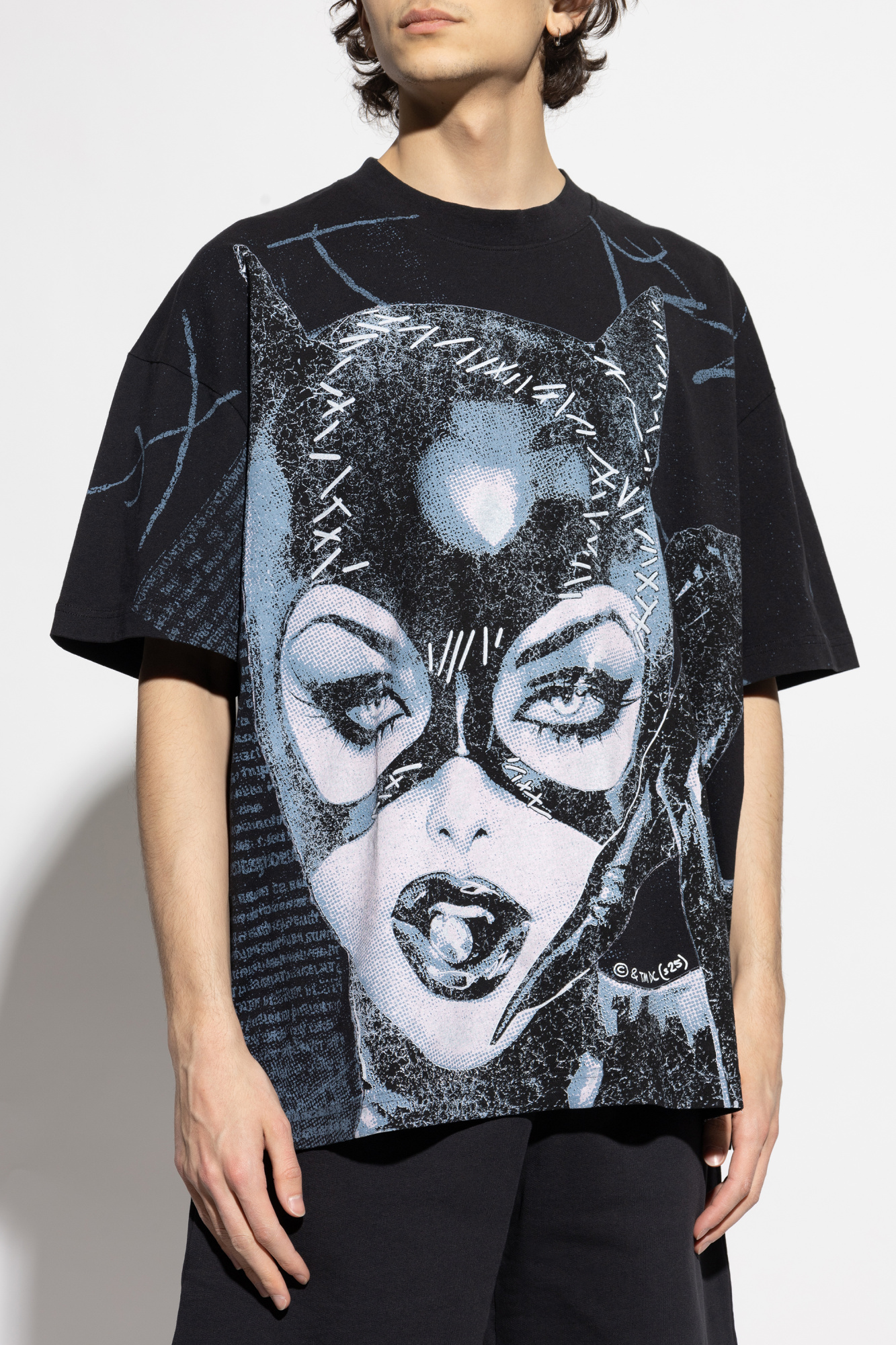【CPGN STUDIO】Grizzly Short Sleeve T-shirt Black T-shirt with print Acne Studios - Vitkac AS